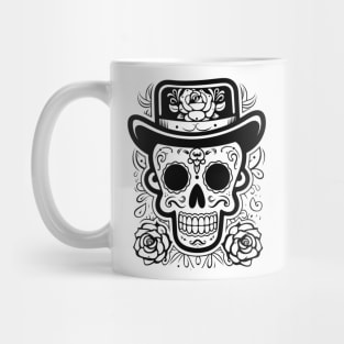 Roses of Remembrance: A Dia de Muertos Tribute Mug